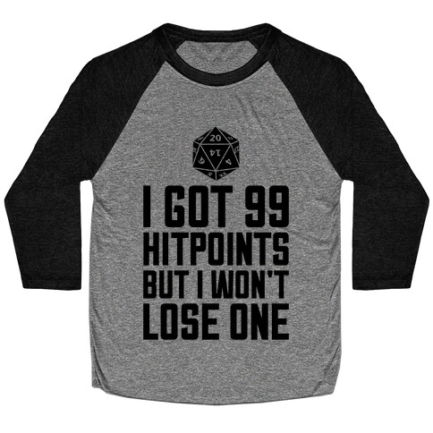 99 Hitpoints Baseball Tee