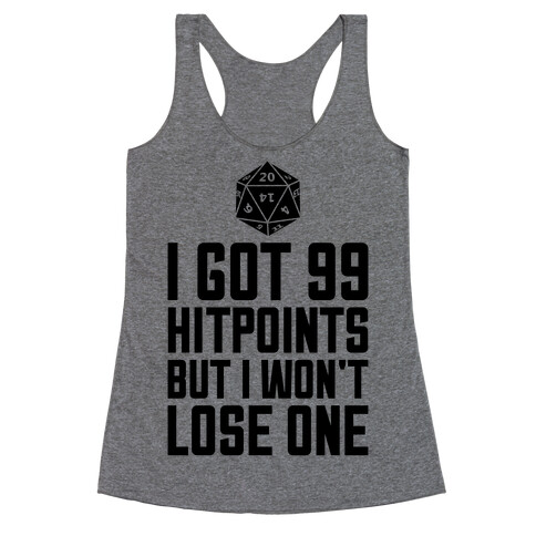 99 Hitpoints Racerback Tank Top