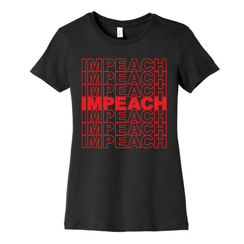 Impeach Thank You Bag Parody Womens T-Shirt