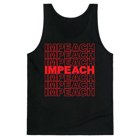 Impeach Thank You Bag Parody Tank Top