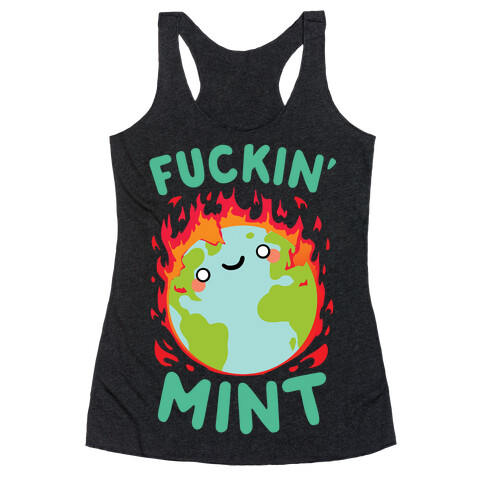 F***in' Mint Racerback Tank Top