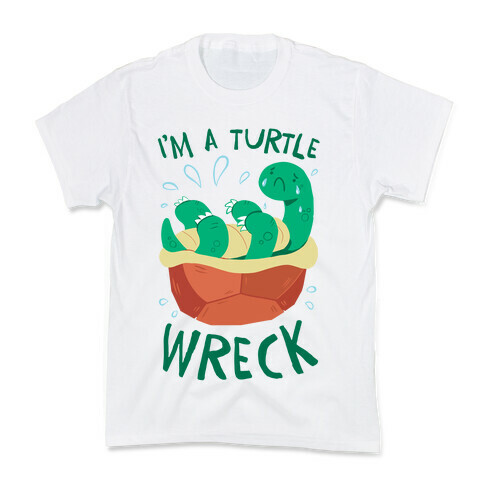 I'm A Turtle Wreck Kids T-Shirt