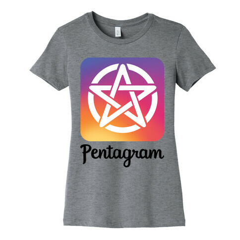 Pentagram Instagram Parody Womens T-Shirt