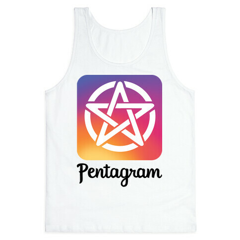 Pentagram Instagram Parody Tank Top