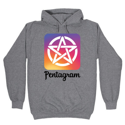 Pentagram Instagram Parody Hooded Sweatshirt