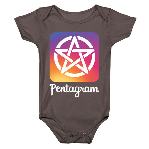 Pentagram Instagram Parody Baby One-Piece