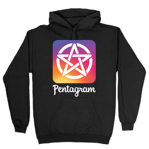 Pentagram Instagram Parody Hooded Sweatshirt