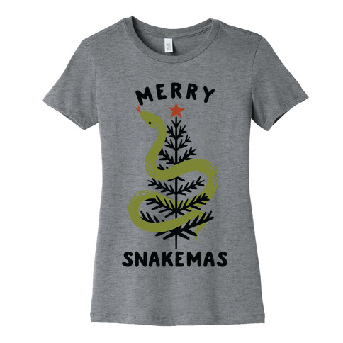 Merry Snakemas Womens T-Shirt