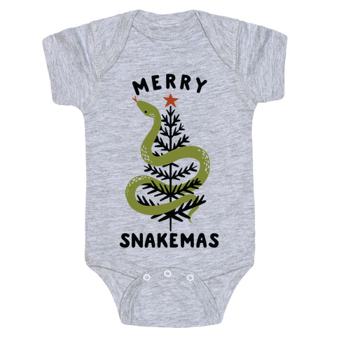 Merry Snakemas Baby One-Piece