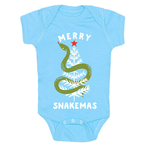 Merry Snakemas Baby One-Piece