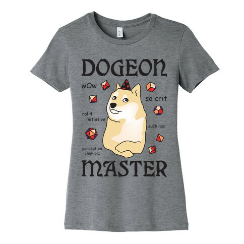 Dogeon Master Doge DM Womens T-Shirt