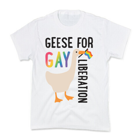 Geese For Gay Liberation Kids T-Shirt