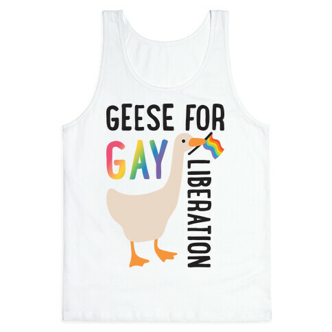 Geese For Gay Liberation Tank Top