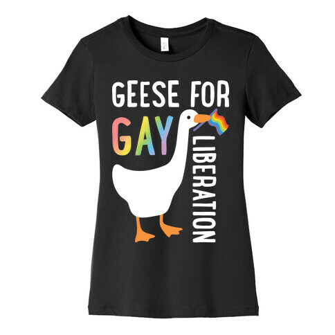 Geese For Gay Liberation Womens T-Shirt