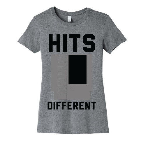 Hits Different Game Cartridge  Womens T-Shirt