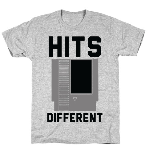 Hits Different Game Cartridge  T-Shirt