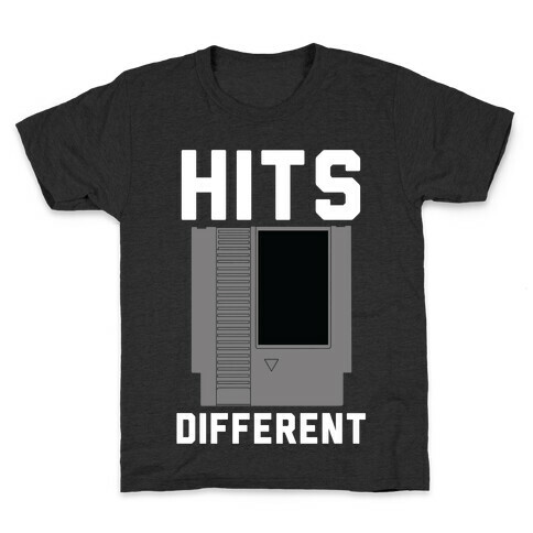 Hits Different Game Cartridge  Kids T-Shirt