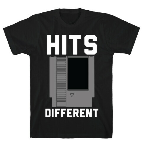 Hits Different Game Cartridge  T-Shirt