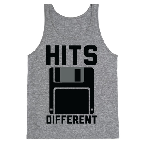 Hits Different Floppy Disk Tank Top