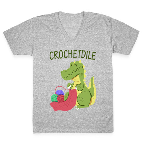 Crochetdile V-Neck Tee Shirt