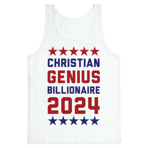 Christian Genius Billionaire 2024 Tank Top