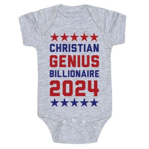 Christian Genius Billionaire 2024 Baby One-Piece