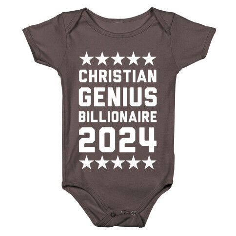 Christian Genius Billionaire 2024 Baby One-Piece