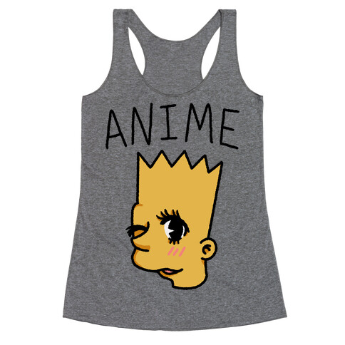 Anime Bort Parody Racerback Tank Top