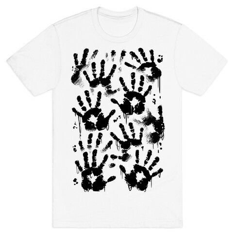 BT Handprints Pattern T-Shirt