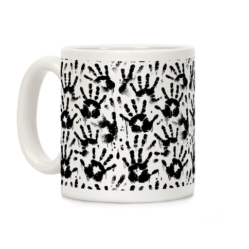 BT Handprints Pattern Coffee Mug