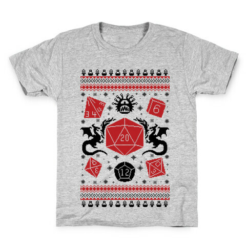 D&D Ugly Sweater Kids T-Shirt