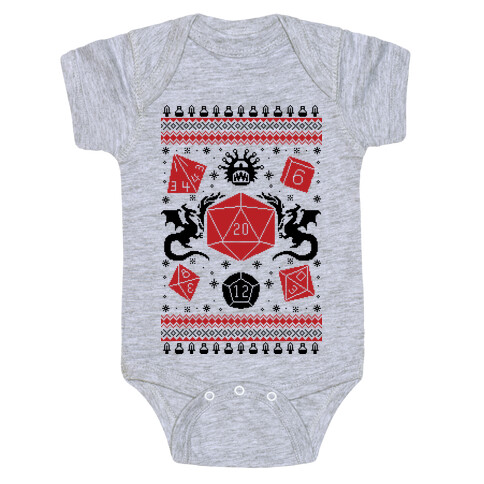 D&D Ugly Sweater Baby One-Piece