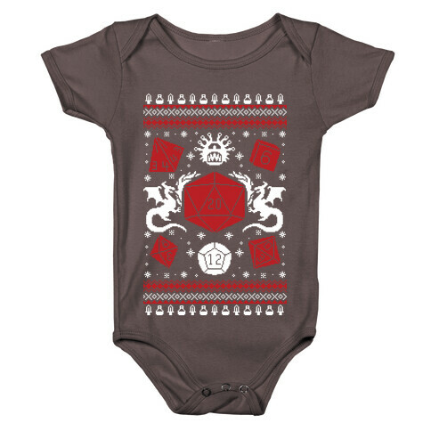D&D Ugly Sweater Baby One-Piece