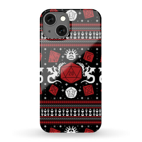 D&D Ugly Sweater Phone Case