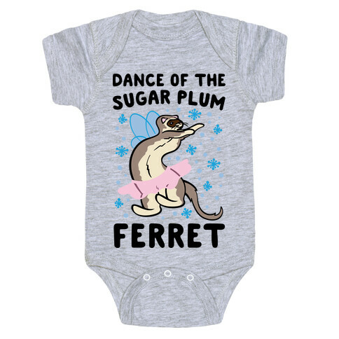Dance of The Sugar Plum Ferret Parody Baby One-Piece