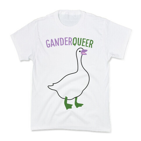 Ganderqueer (Goose Parody) Kids T-Shirt