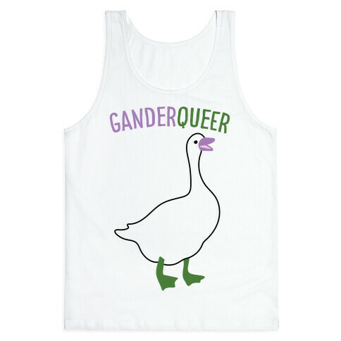 Ganderqueer (Goose Parody) Tank Top