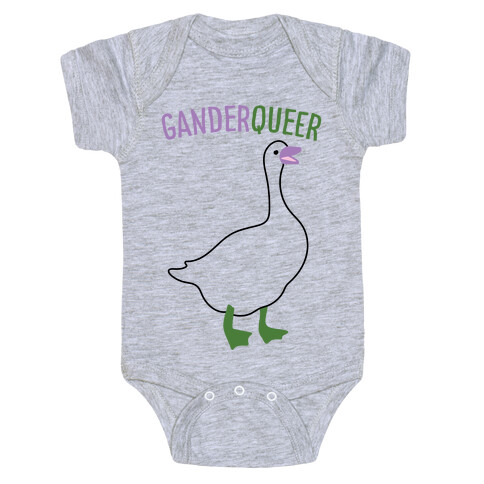 Ganderqueer (Goose Parody) Baby One-Piece