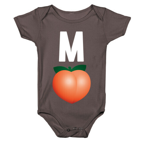 M Peach Impeach Baby One-Piece