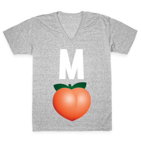 M Peach Impeach V-Neck Tee Shirt