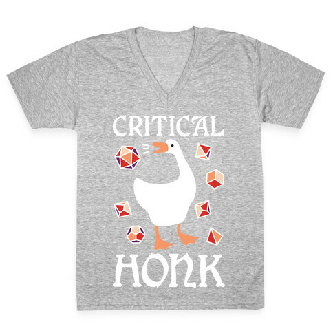 Critical Honk V-Neck Tee Shirt