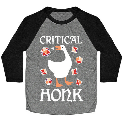 Critical Honk Baseball Tee