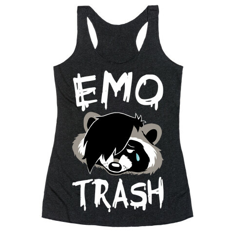 Emo Trash Racerback Tank Top