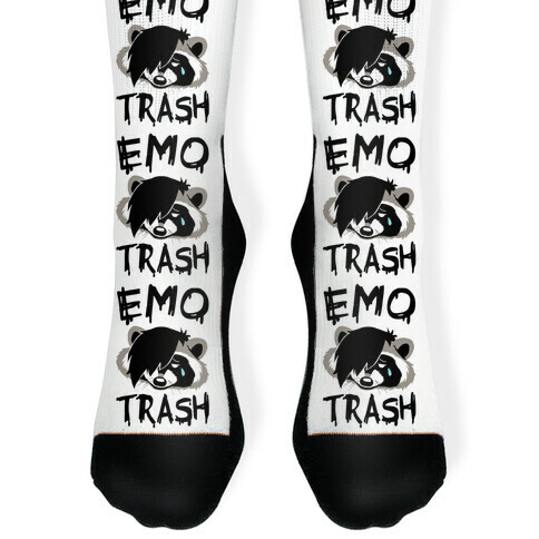 Emo Trash Sock