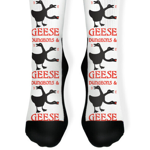 Dungeons & Geese Sock
