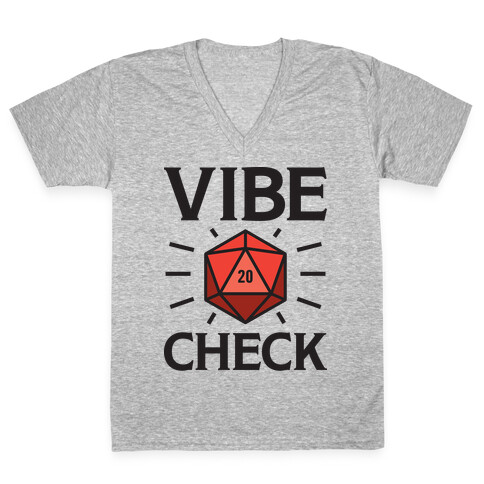 Vibe Check D20 V-Neck Tee Shirt