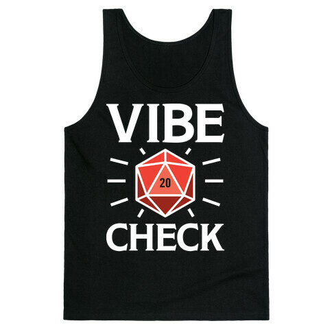 Vibe Check D20 Tank Top