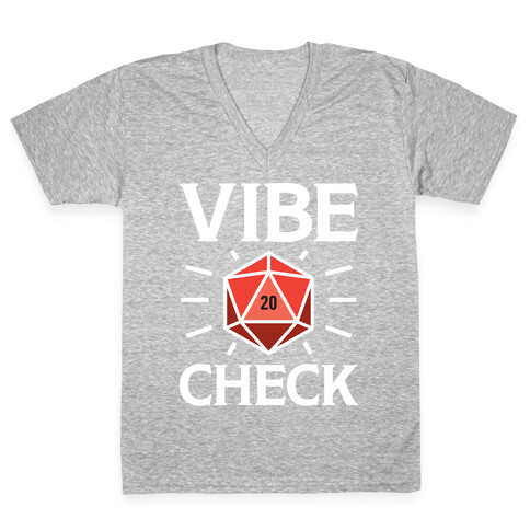 Vibe Check D20 V-Neck Tee Shirt