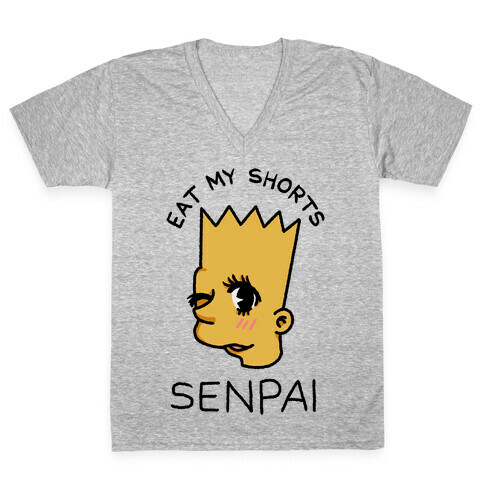 Eat my Shorts Senpai V-Neck Tee Shirt