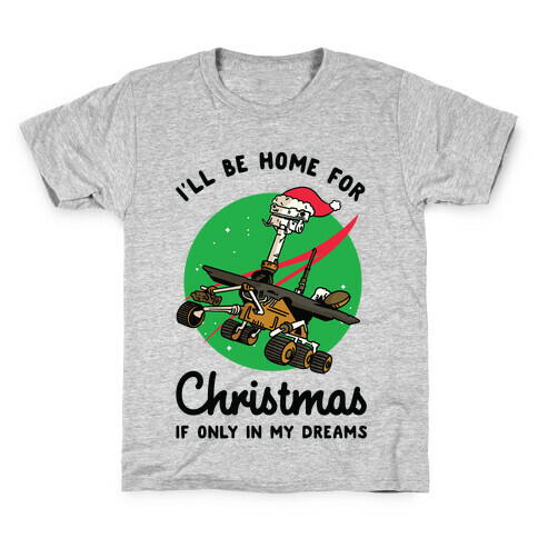 I'll Be Home For Christmas Oppy Kids T-Shirt